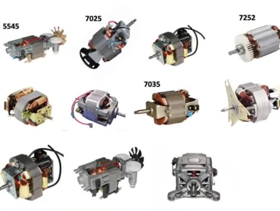 Motor universal de enrolamento de cobre AC 150W para processador de alimentos